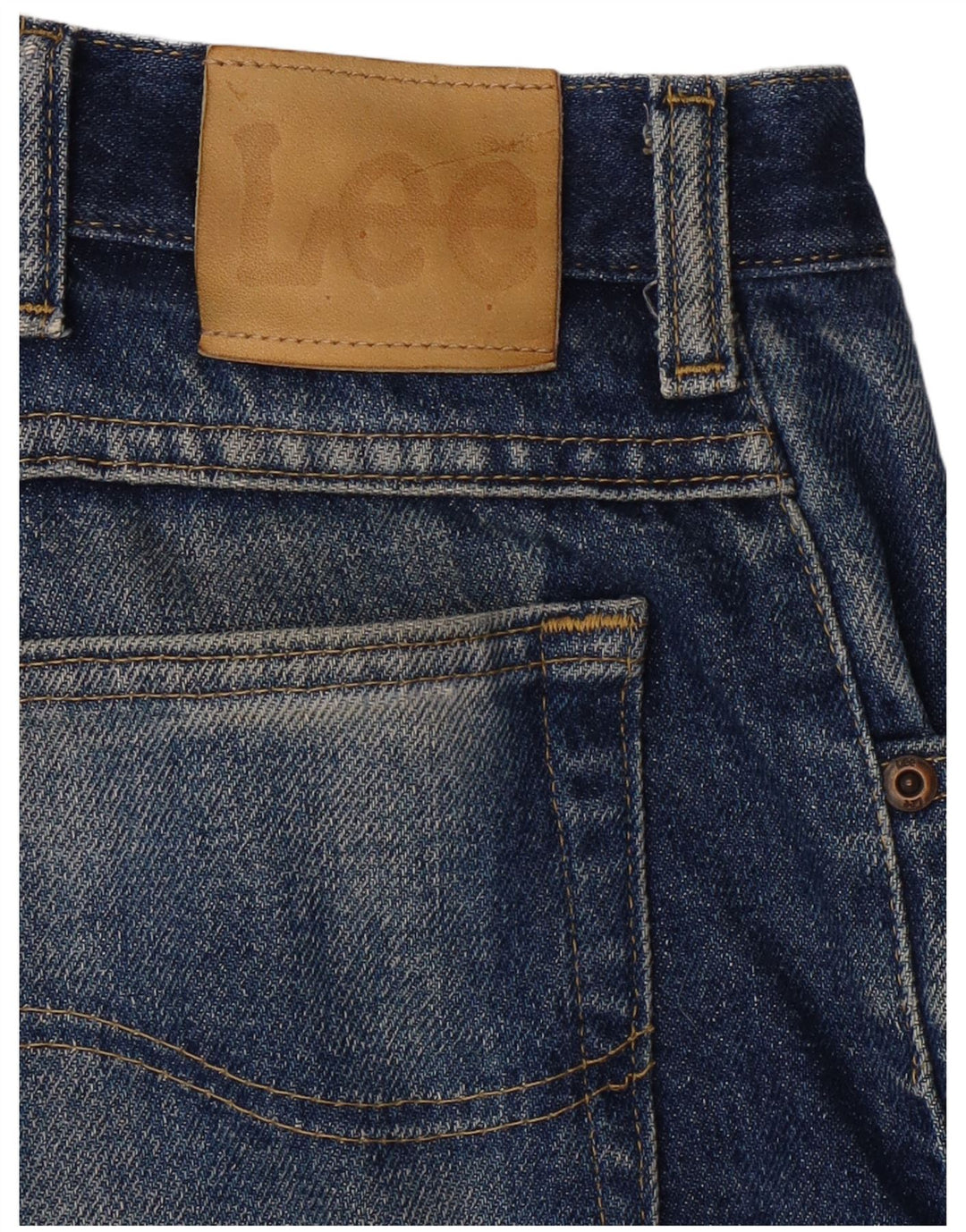 LEE Mens Straight Jeans W36 L30 Blue