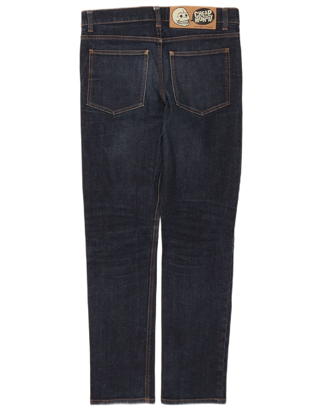 CHEAP MONDAY Vaqueros ajustados para hombre W32 L31 Algodón azul marino