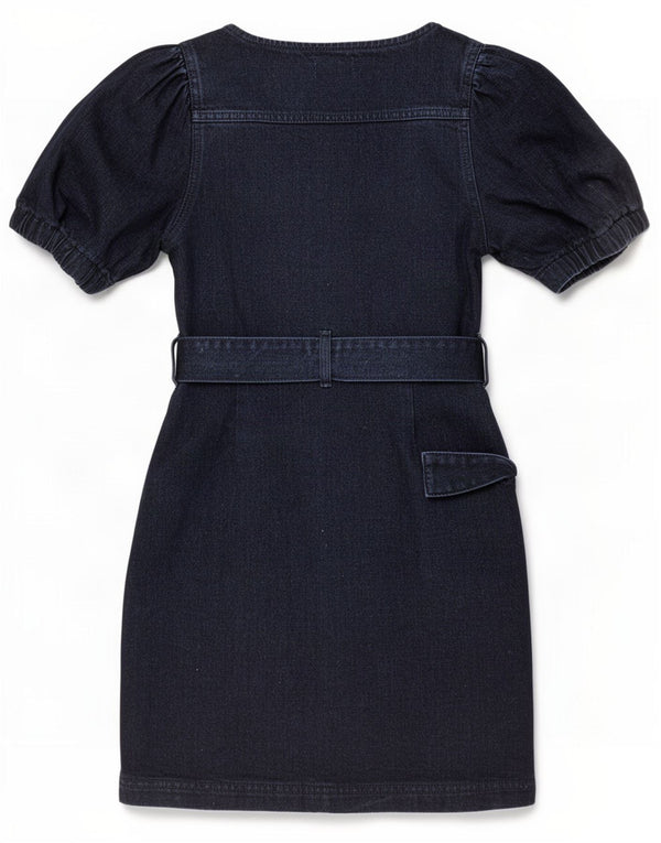 Topshop Vestido vaquero para mujer UK 8 Small Algodón negro