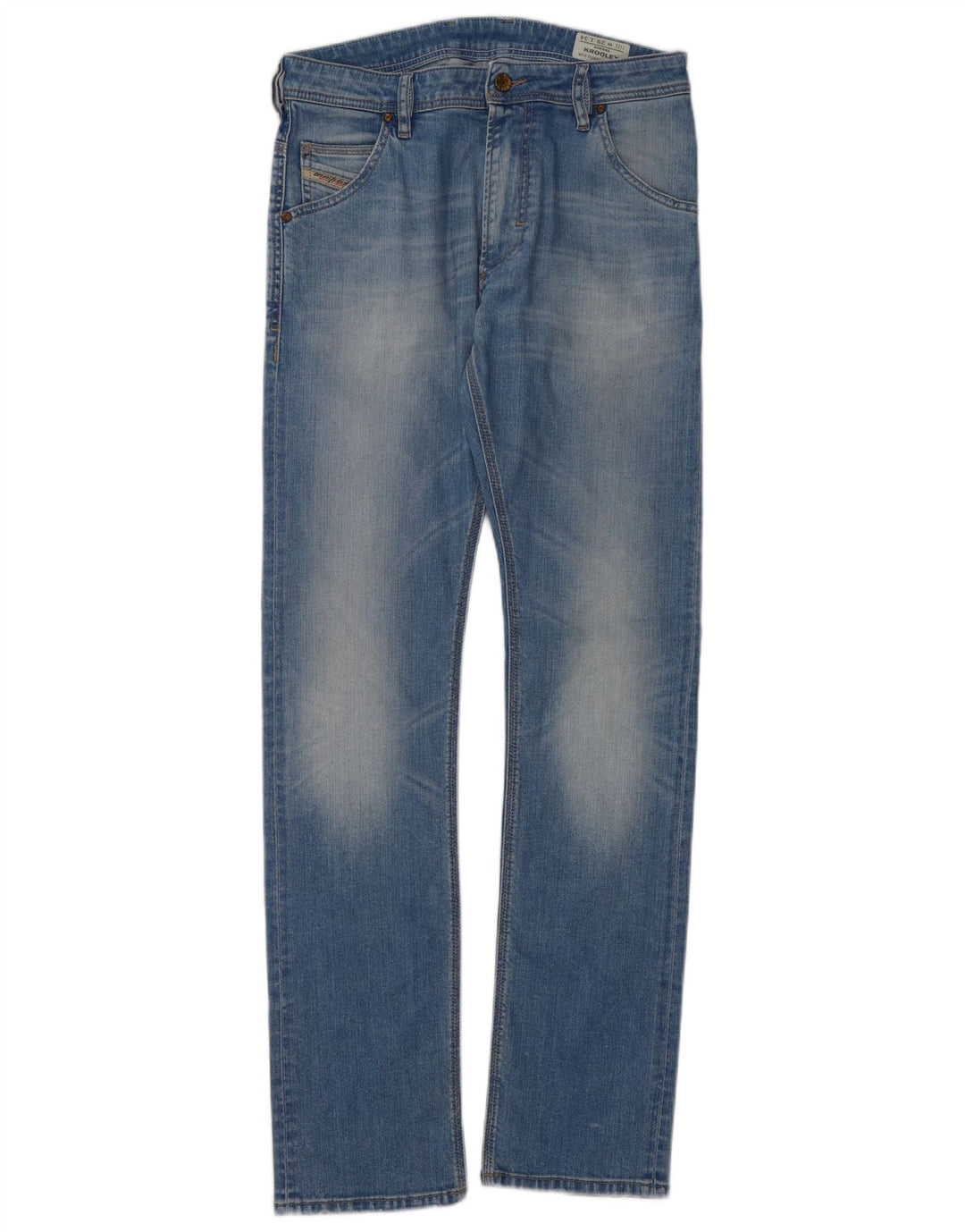 DIESEL Vaqueros Rectos Krooley Hombre W29 L34 Algodón Azul