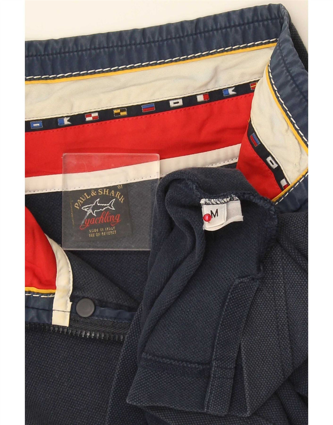 Paul & Shark Hombre Yachting Zip Neck Sudadera Jumper Medium Azul Marino