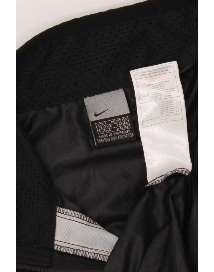 Nike - Chaqueta de chándal para hombre, talla 42/44, poliéster negro grande