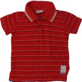 CHAMPION Baby Boys Polo Shirt 18-24 Months Red Striped Cotton | Vintage Champion | Thrift | Second-Hand Champion | Used Clothing | Messina Hembry 