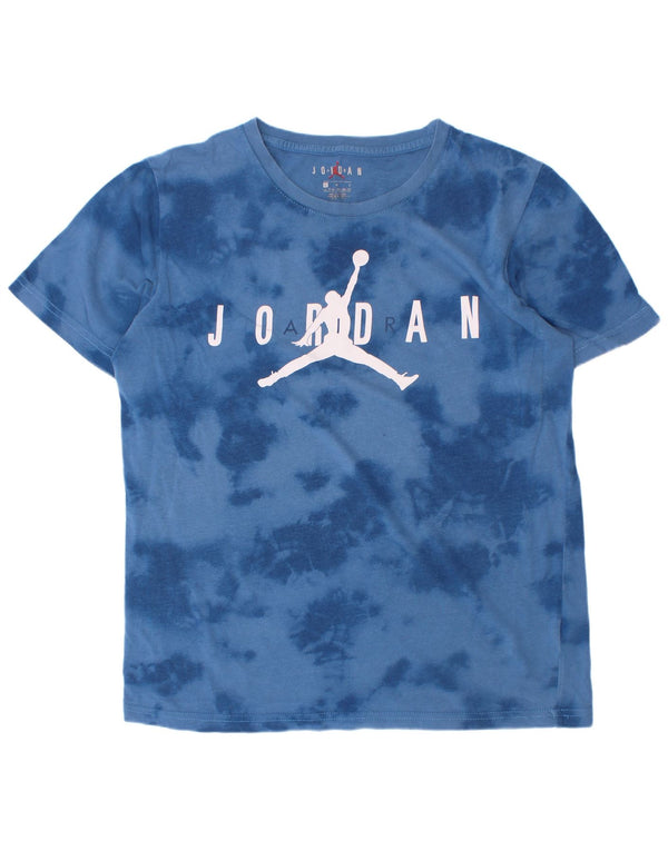 Jordan Camiseta gráfica para niños 12-13 años Grande Azul Tie Dye