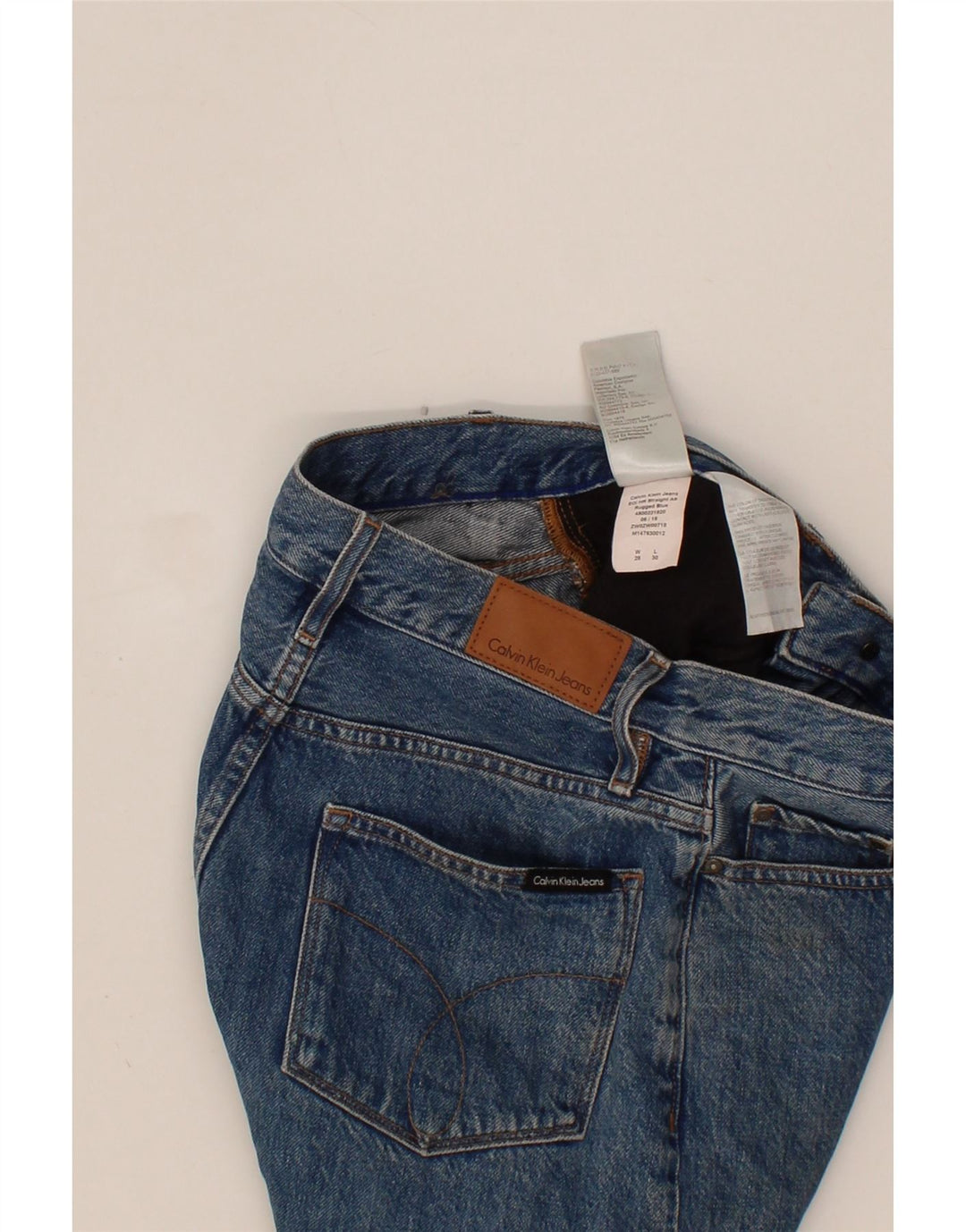 CALVIN KLEIN Womens Denim Shorts W28 Medium Blue Cotton Vintage Calvin Klein and Second-Hand Calvin Klein from Messina Hembry 