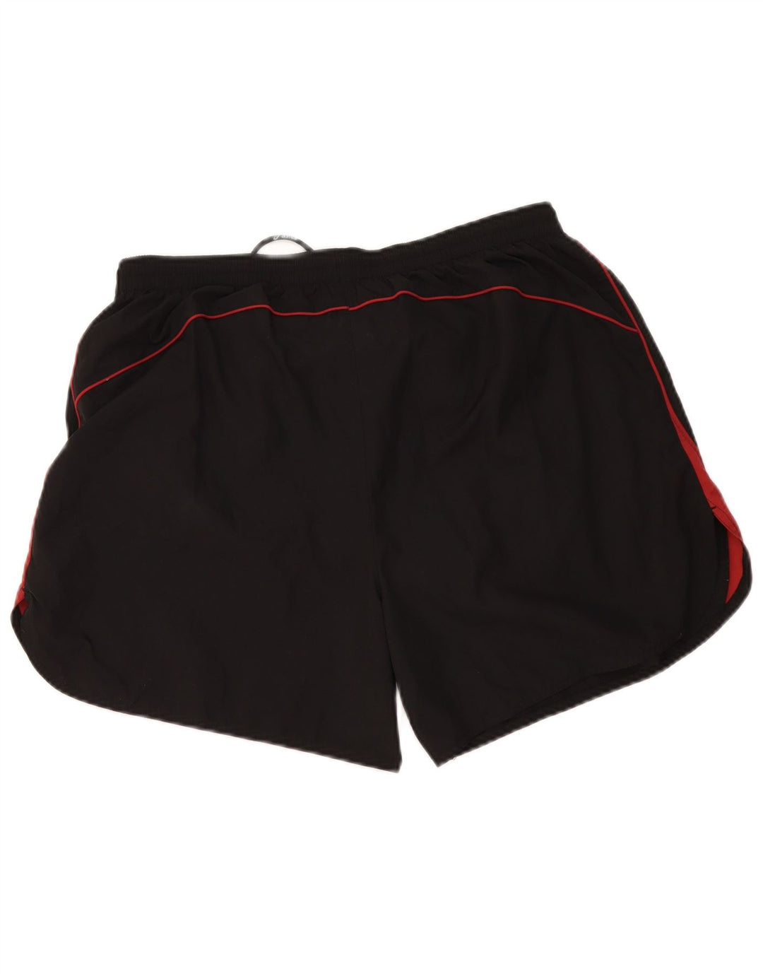 Asics Pantalones cortos deportivos para hombre 2XL Negro Colorblock Poliéster
