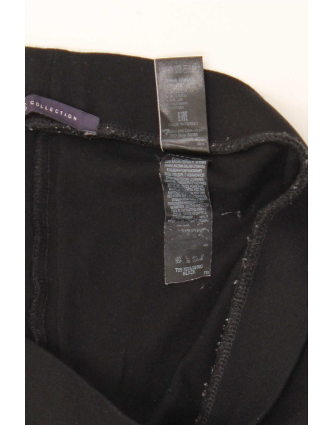 Marks & Spencer Leggings con estribo para mujer UK 42 Viscosa negra mediana