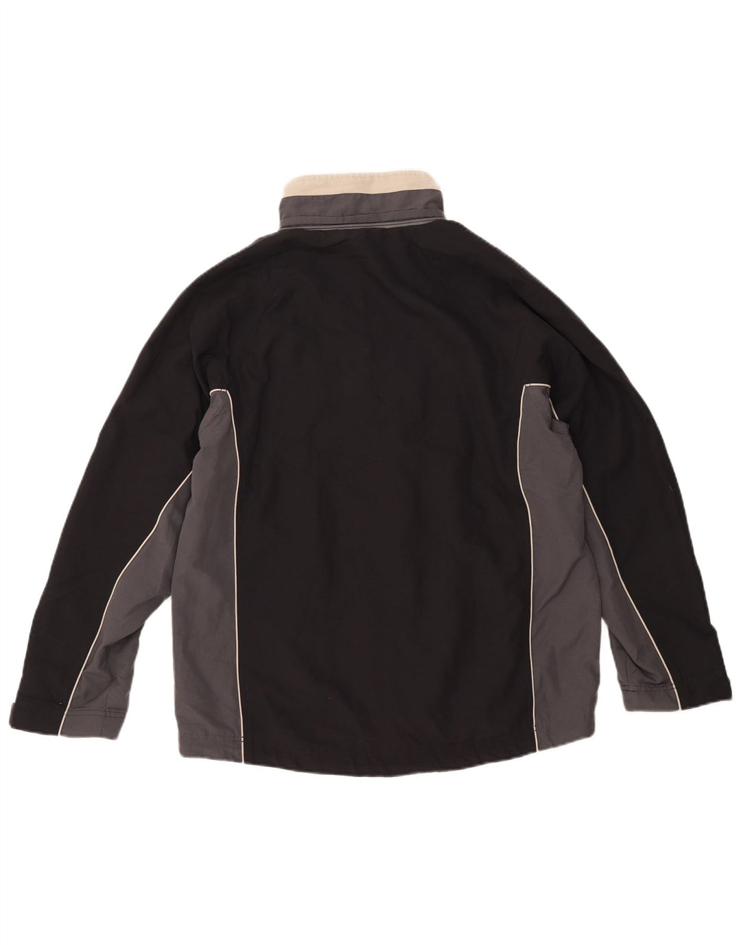 CHAMPION Chaqueta cortavientos para hombre UK 38 Mediana Negro Colorblock Poliéster