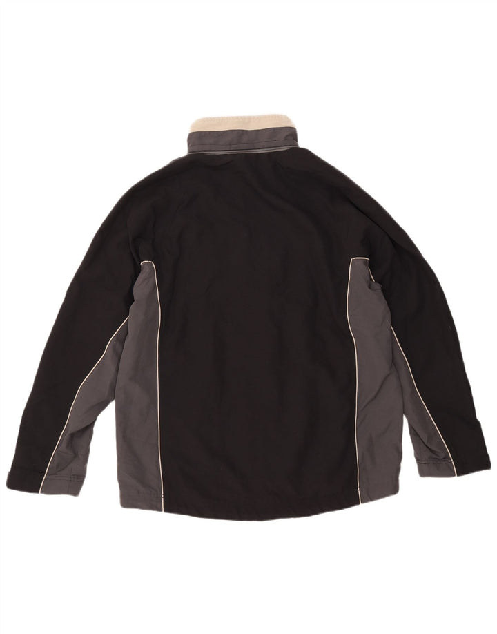 CHAMPION Chaqueta cortavientos para hombre UK 38 Mediana Negro Colorblock Poliéster