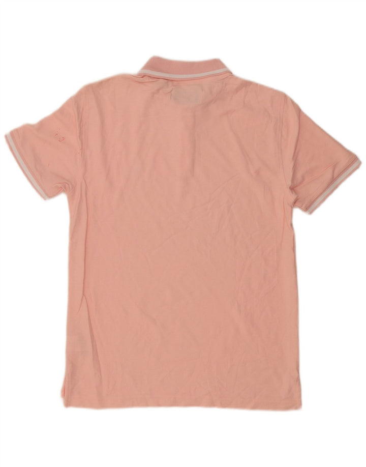 Polo Penguin Hombre Algodón Rayas Rosa Pequeño