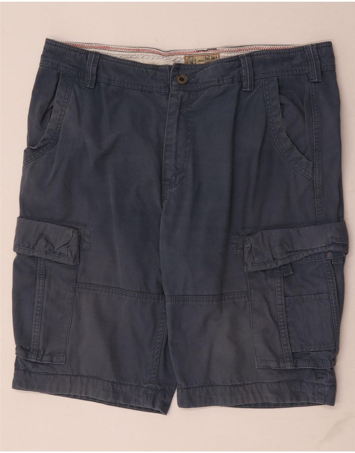 Pantalones cortos tipo cargo para hombre Fat Face W38 XL Algodón azul marino