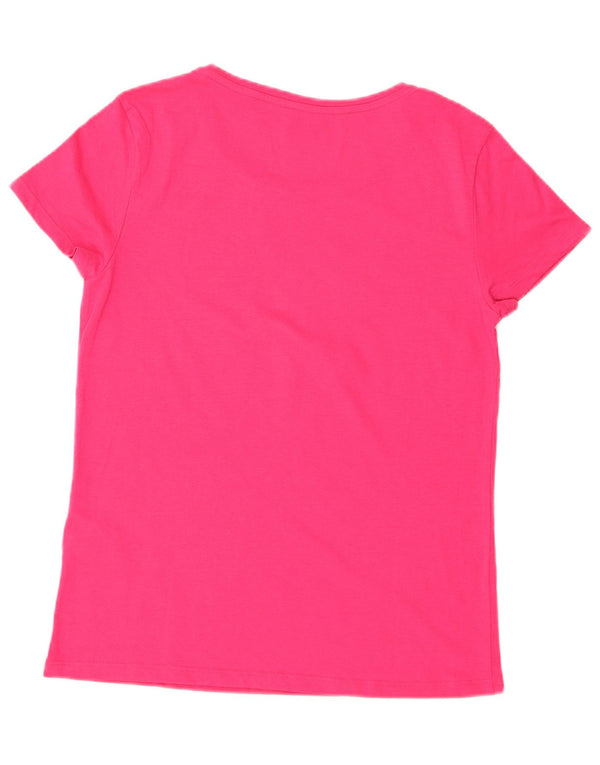 Lotto Camiseta Mujer Top UK 10 Small Rosa Algodón