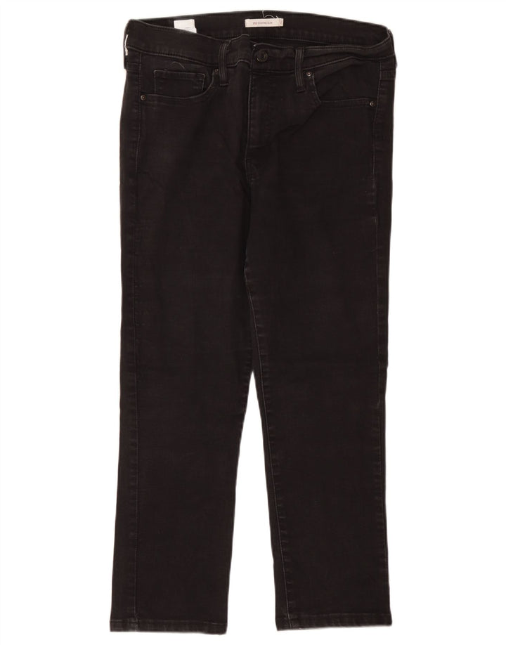 Levi's Mujer 312 Crop Shaping Slim Jeans W32 L24 Algodón Gris