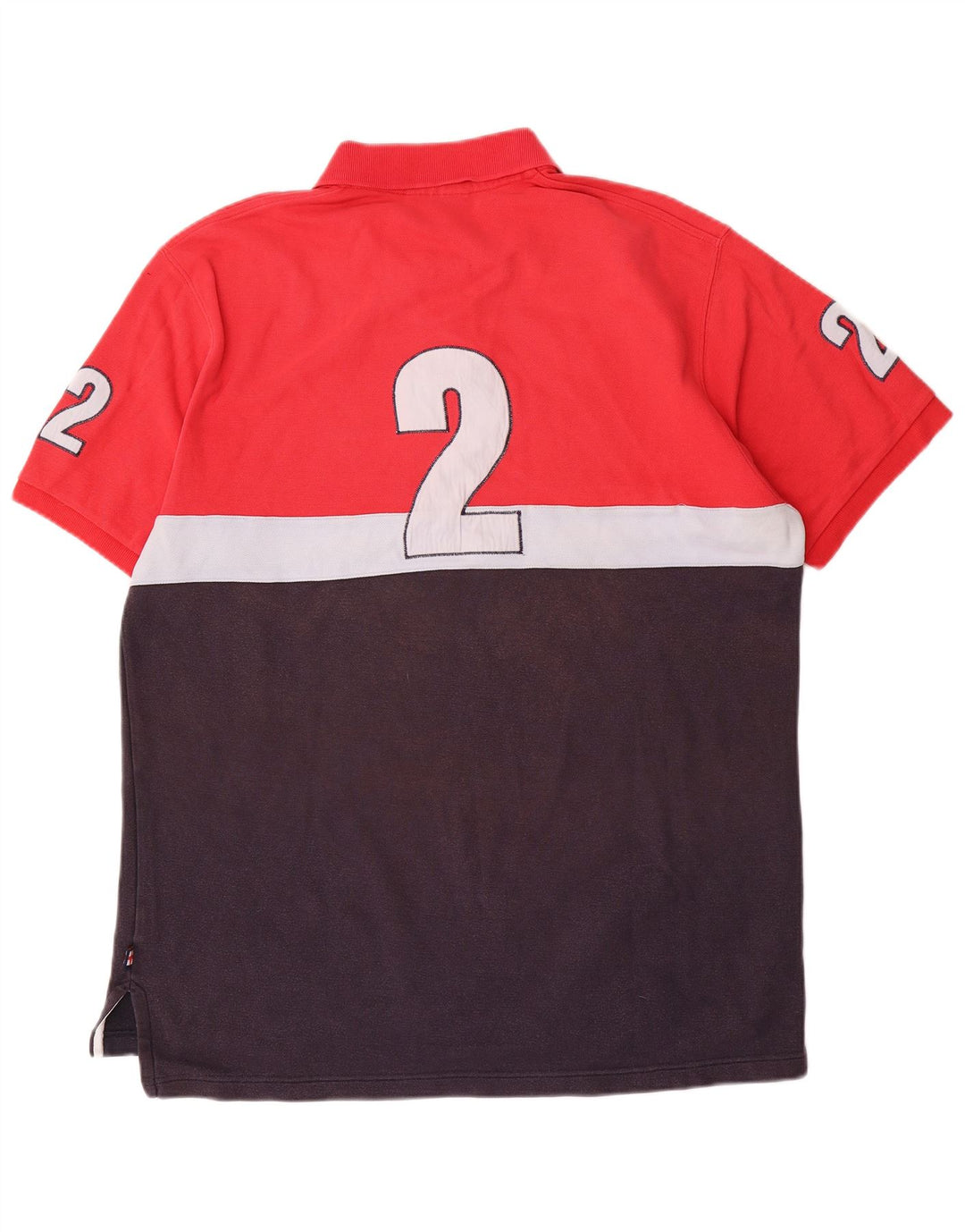 Hackett Polo Gráfico De Algodón Con Diseño Color Block En Rojo Grande | Hombre