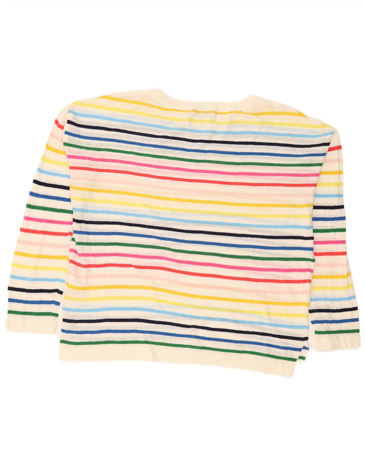 Hobbs Jersey con Cuello Barco para Mujer UK 40 Mediano Rayas Multicolores