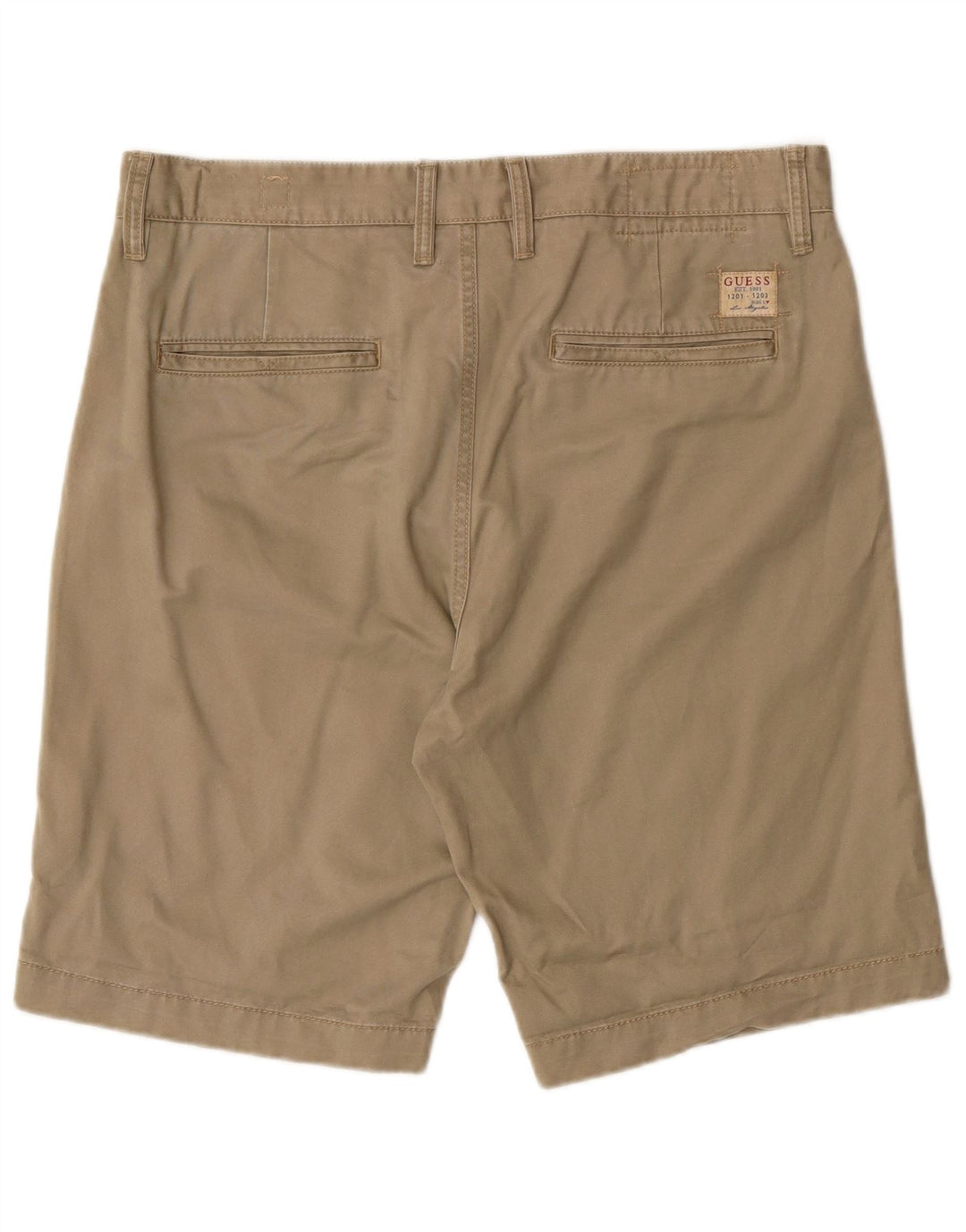 Guess Pantalón Chino Hombre W33 Algodón Beige Medio