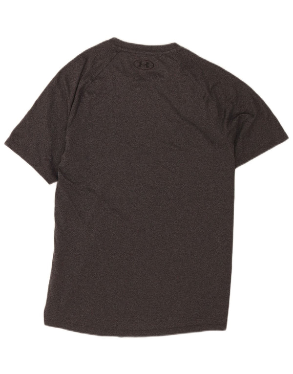 Under Armour Hombre Heat Gear Camiseta Top Gris Medio