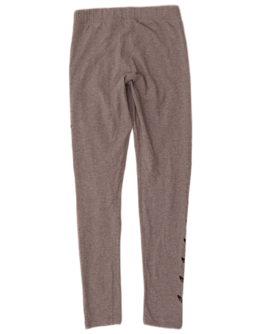 Adidas Leggings gráficos para mujer UK 8 Small Gris Algodón