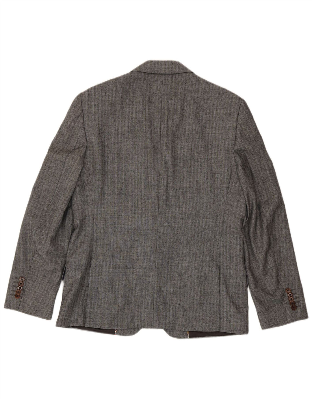 Paul Smith Chaqueta tipo blazer de 2 botones para hombre UK 40 Grande Gris Lana a rayas