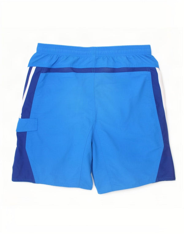 Adidas Pantalones cortos deportivos para niño 15-16 años Nylon color block azul