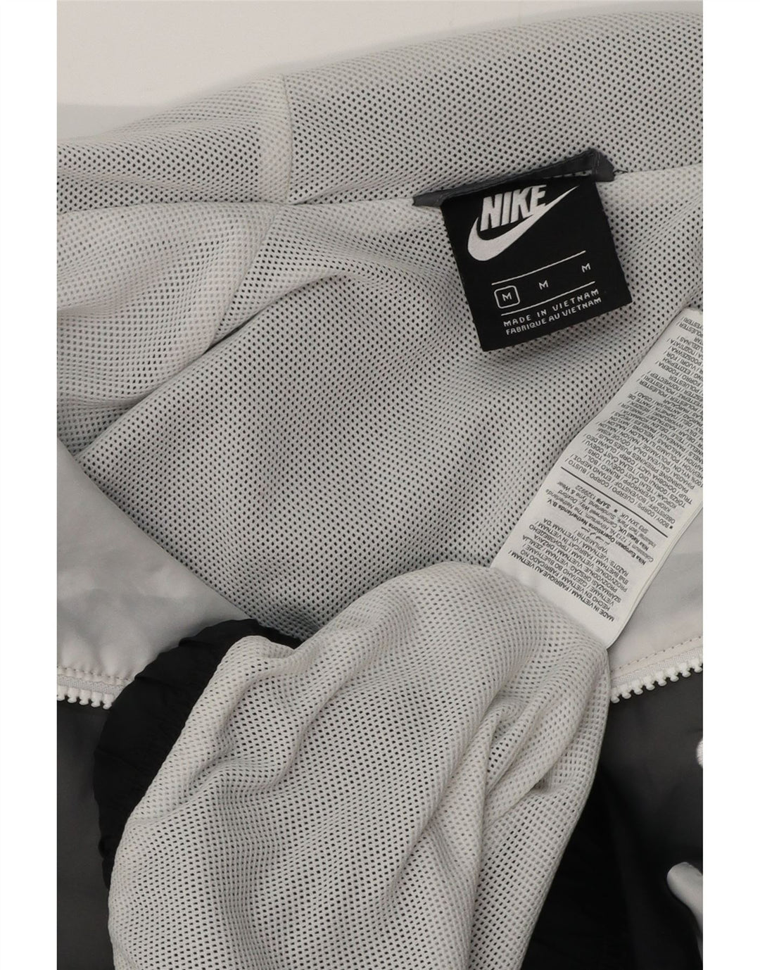 NIKE Hombre Chaqueta de chándal con capucha Gris medio Poliéster color block