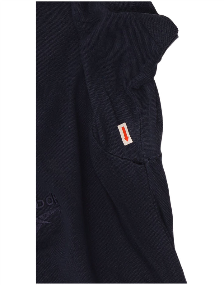 REEBOK Polo para hombre grande azul marino