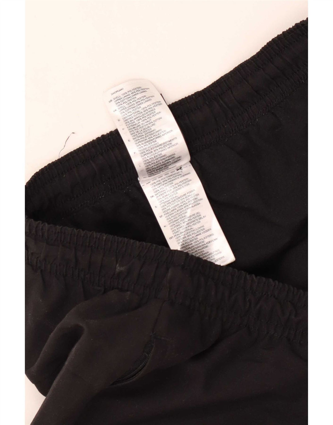 Adidas Hombre Pantalones De Chándal Joggers Grande Negro Poliéster