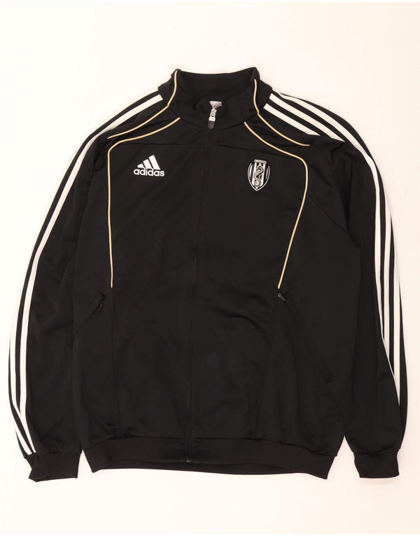 Adidas Mens A.C. Cesena Graphic Chándal Top Chaqueta Reino Unido 42/44 Grande Negro