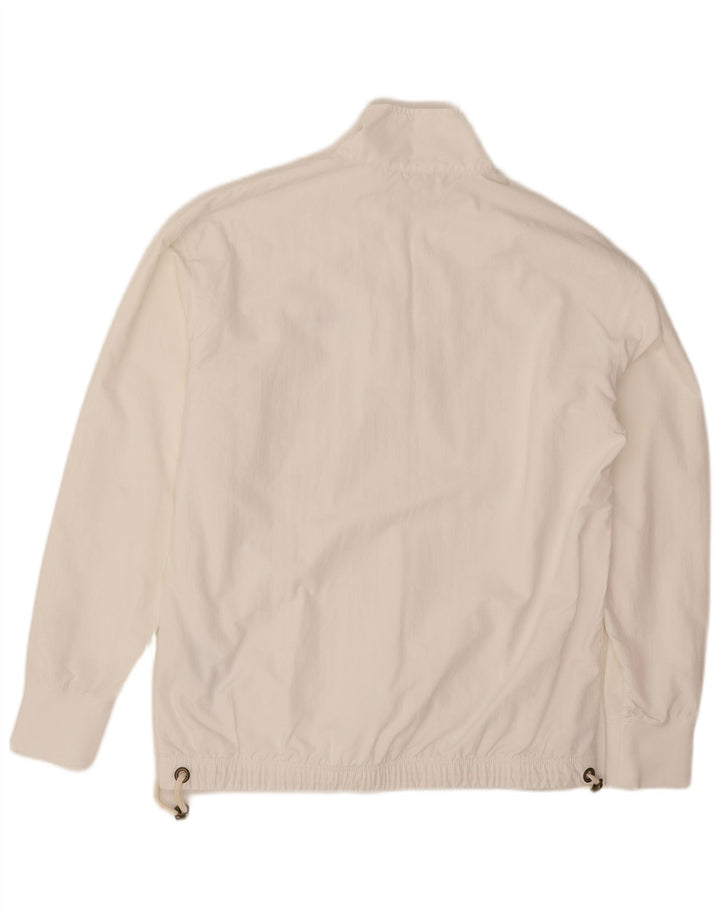 Champion Mens Jersey Chándal Top Chaqueta Pequeña Poliamida Blanca