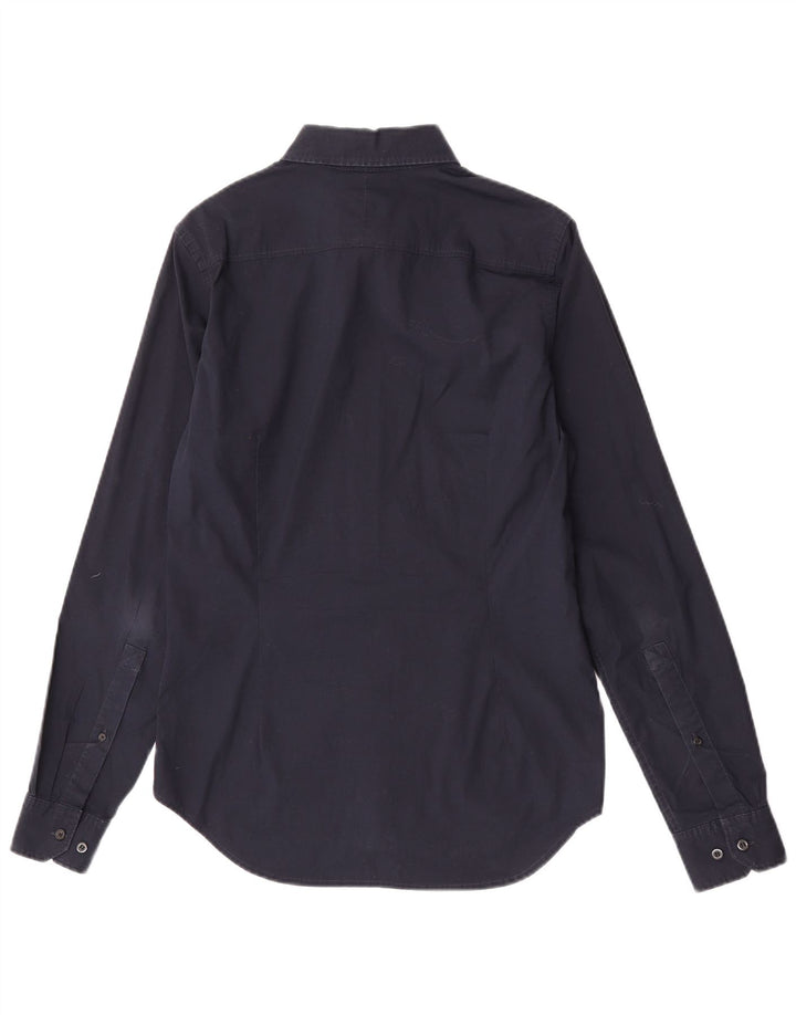 Camisa G-Star Hombre Pequeña Azul Marino