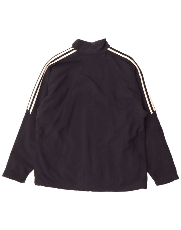 Adidas - Chaqueta de chándal para hombre, talla 40/42, talla mediana, azul marino