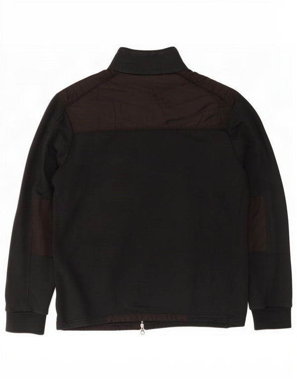 Marks & Spencer Chaqueta acolchada para hombre UK 42 XL Algodón color block negro