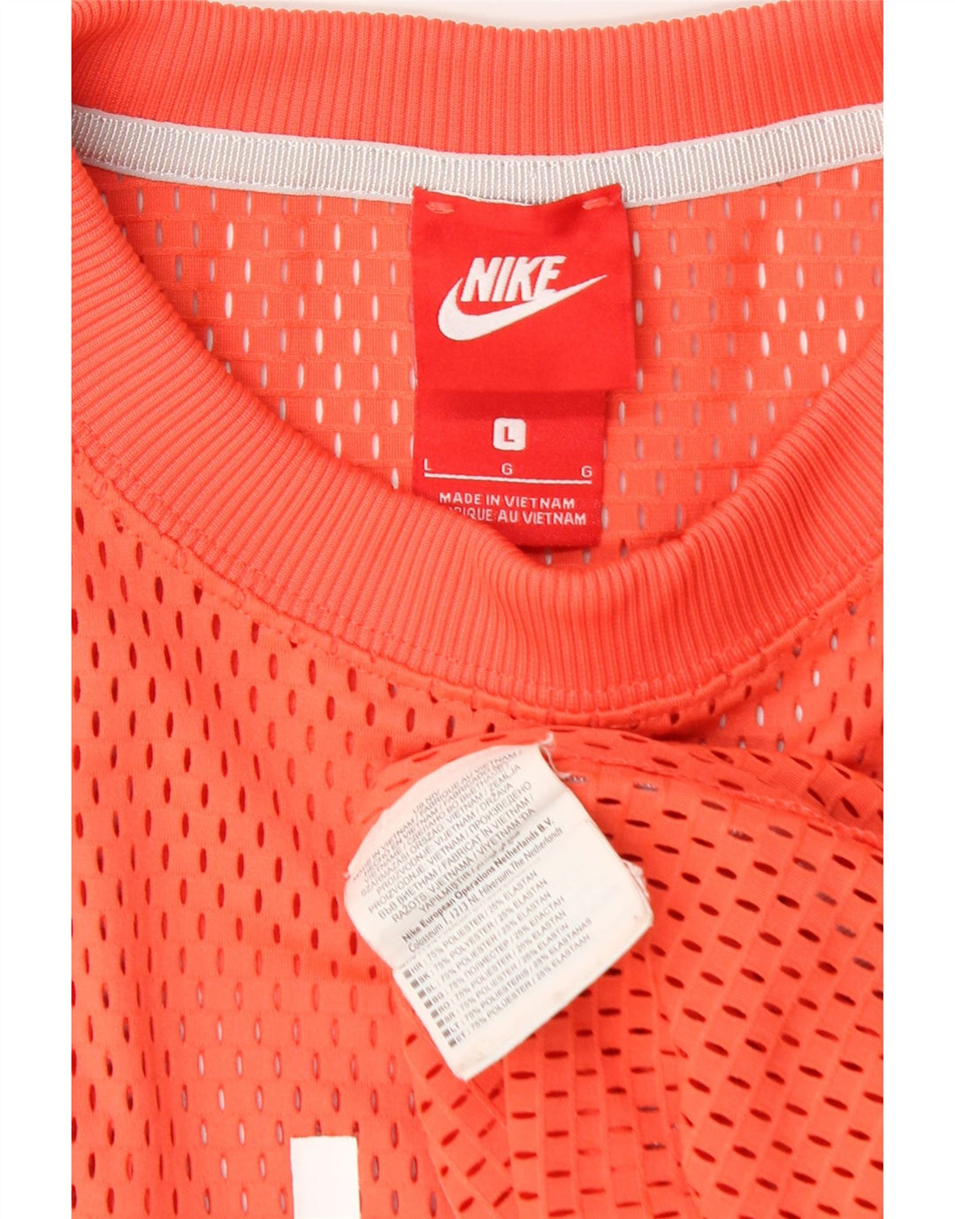 Nike Camiseta gráfica para hombre Top grande Naranja Poliéster
