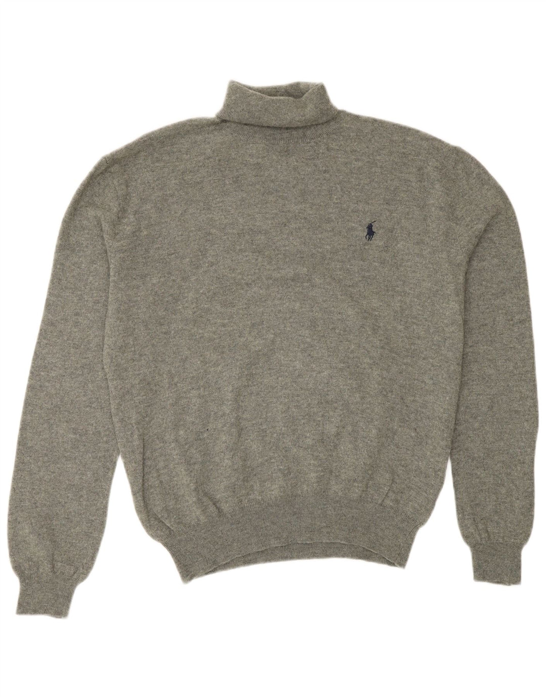 Polo Ralph Lauren Jersey con cuello vuelto para hombre de lana gris medio