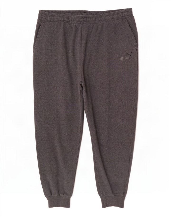 Puma - Pantalón de chándal para hombre, talla 3XL, algodón gris