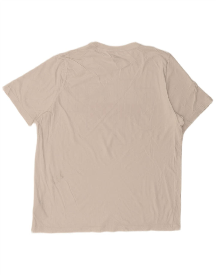 Puma Camiseta gráfica para hombre Top XL Algodón blanco