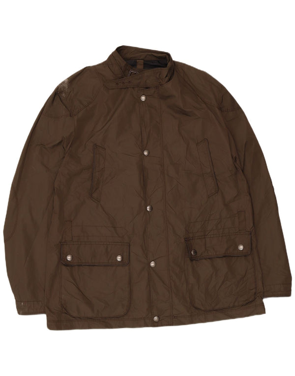 Massimo Dutti Chaqueta Utility Hombre UK 44 2XL Marrón Poliéster
