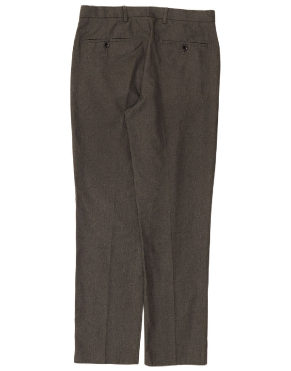 Marks & Spencer Pantalones chinos rectos de corte regular para hombre W32 L31 Gris