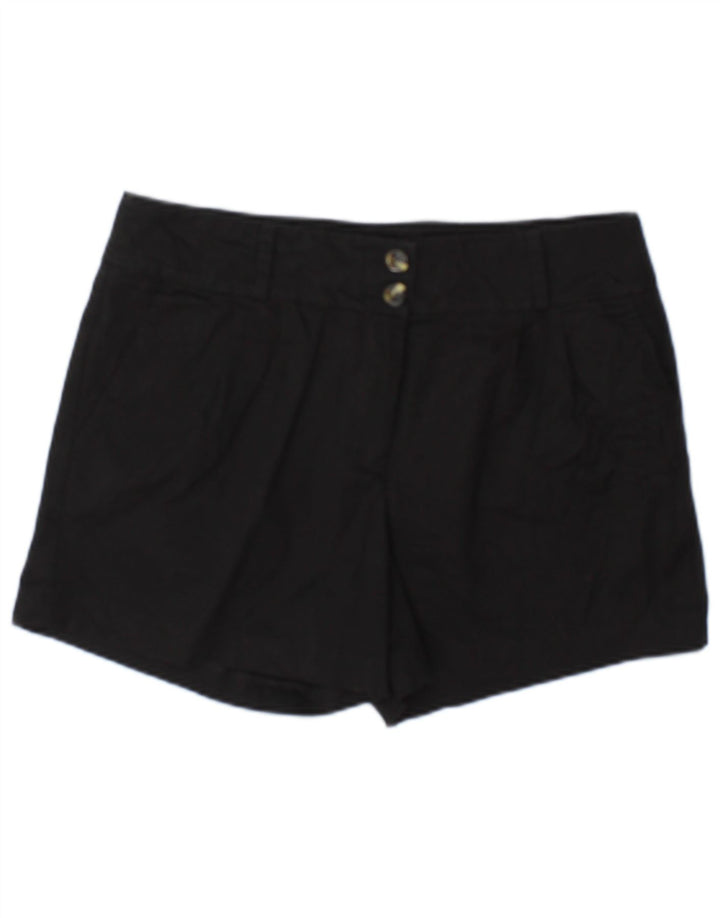 Pantalones cortos chinos Oasis para mujer UK 12 Medium W32 Algodón negro