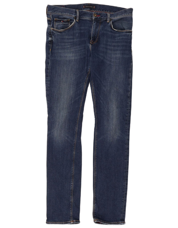 Tommy Hilfiger Vaqueros ajustados Bleecker para hombre W34 L34 Azul
