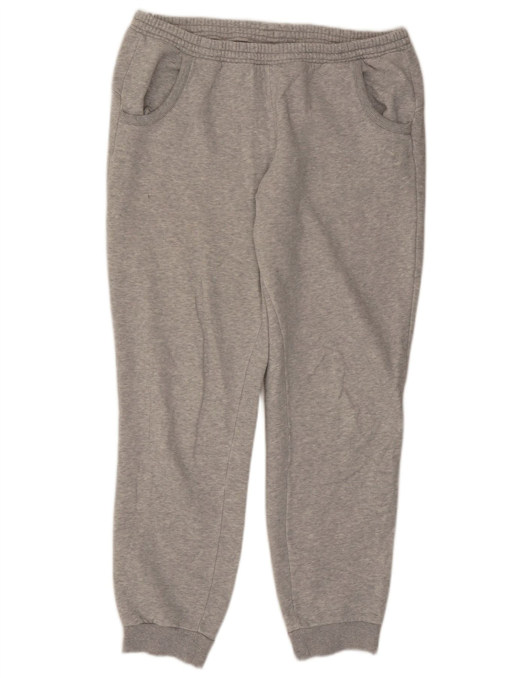 Puma - Pantalones de chándal para mujer, talla 40, talla grande, color gris