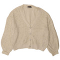 Marks & Spencer Suéter tipo cárdigan extragrande para mujer UK 46 Large Off White