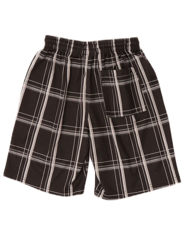 Hurley Shorts deportivos para niño 8-9 años Small Gris Cuadros Poliéster