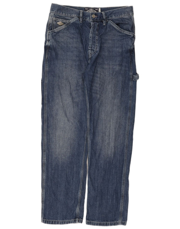 Superdry Vaqueros Cargo Rectos Para Hombre W31 L32 Algodón Azul