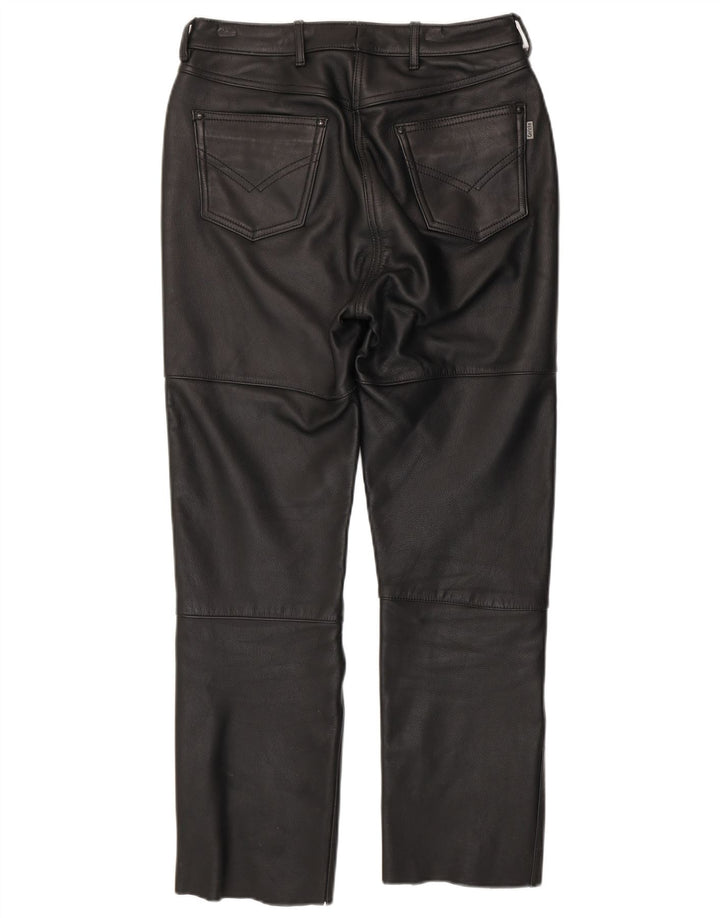 Hein Gericke Pantalones de cuero para mujer EU 40 Medium W30 L29 Cuero negro