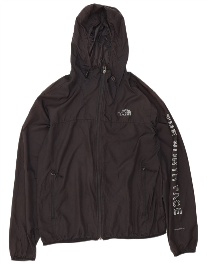 The North Face Chaqueta impermeable con capucha gráfica para hombre Reino Unido 38 Poliéster negro mediano