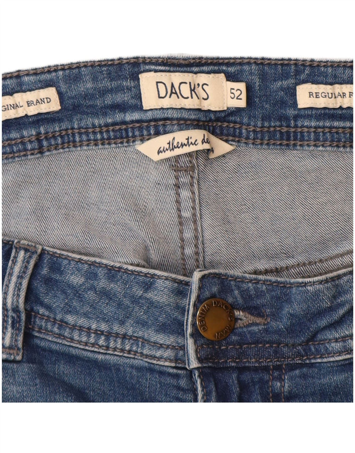 Dack's Jeans rectos de ajuste regular para hombre IT 52 XL W36 L33 Azul