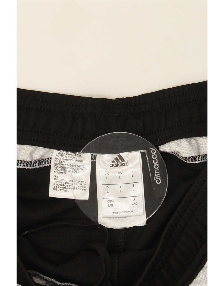 Adidas Mens Climacool Chándal Pantalones Grande Negro Poliéster