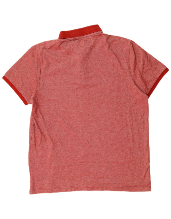 Abercrombie & Fitch Polo Hombre XL Poliéster Rojo