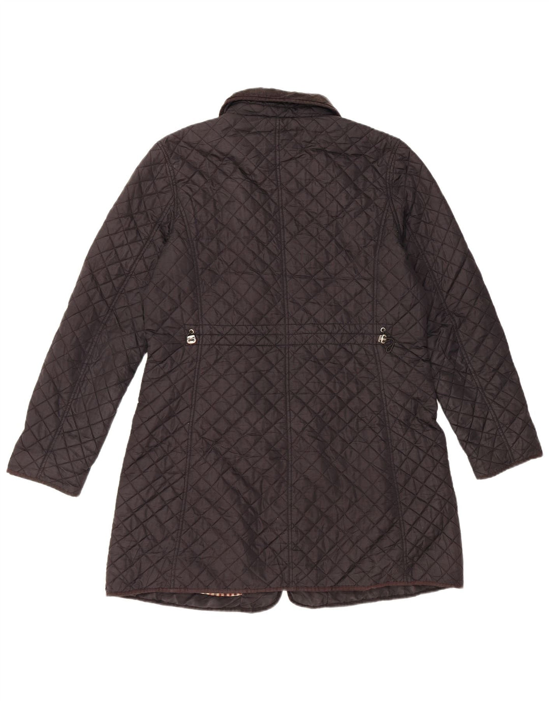 Hobbs Chaqueta acolchada acolchada para mujer UK 14 Medium Black Nylon